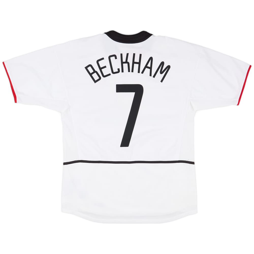 2002-03 Manchester United Away Shirt Beckham #7 - 8/10 - (M)