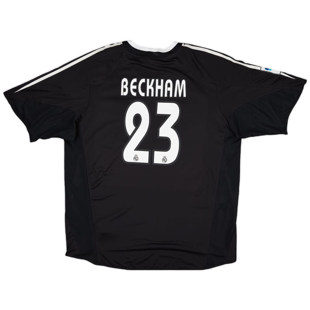 2004-05 Real Madrid Away Shirt Beckham #23 (XL)
