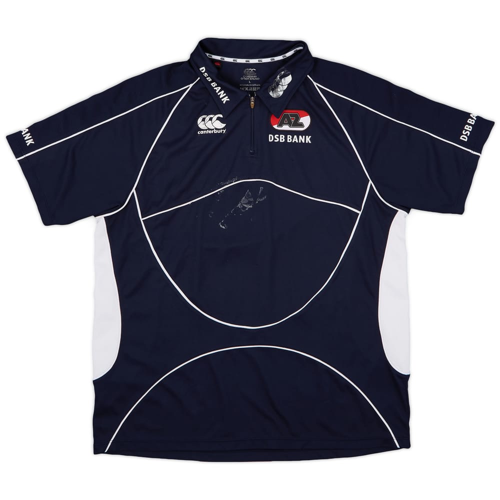 2008-09 AZ Alkmaar Canterbury 1/4 Zip Polo Shirt - 4/10 - (L)