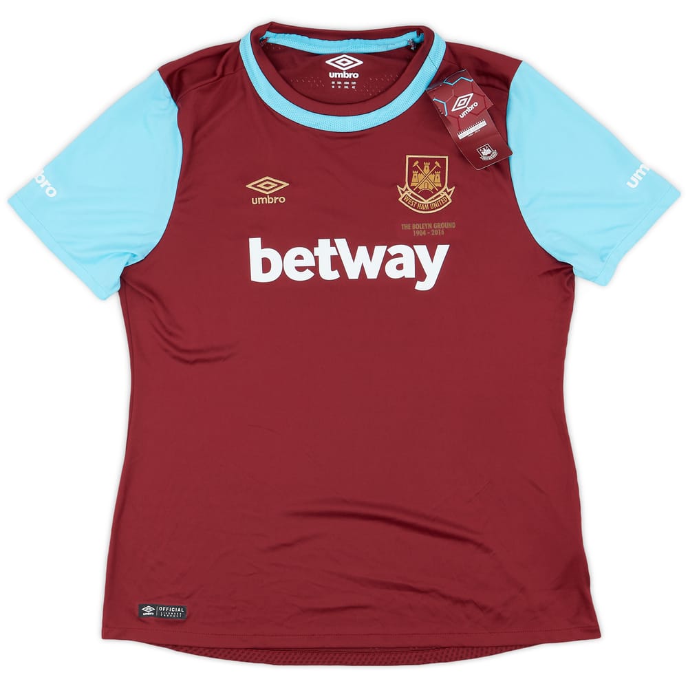 2015-16 West Ham 'Boleyn' Home Shirt (Women's L)