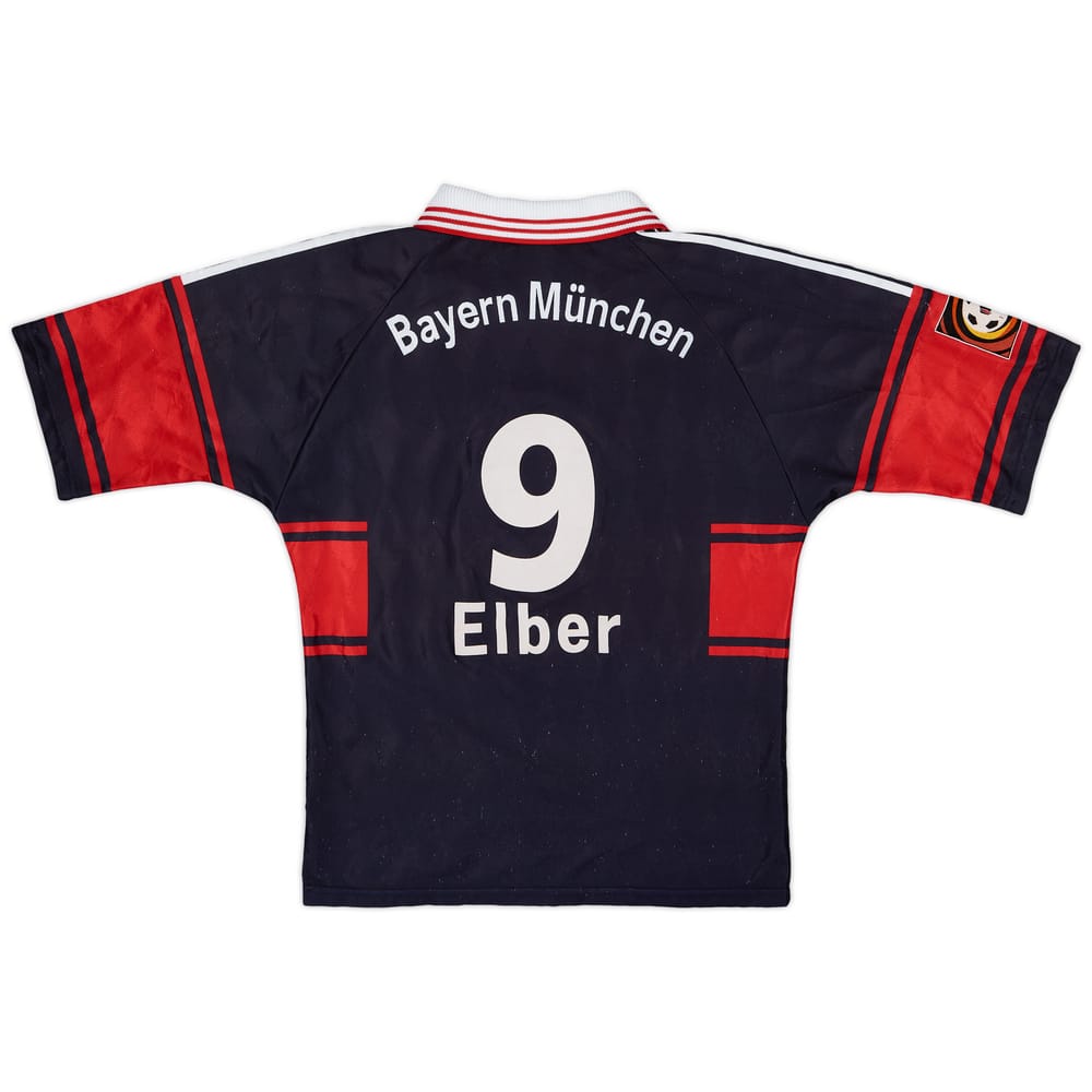 1997-99 Bayern Munich Home Shirt Elber #9 - 9/10 - (S)