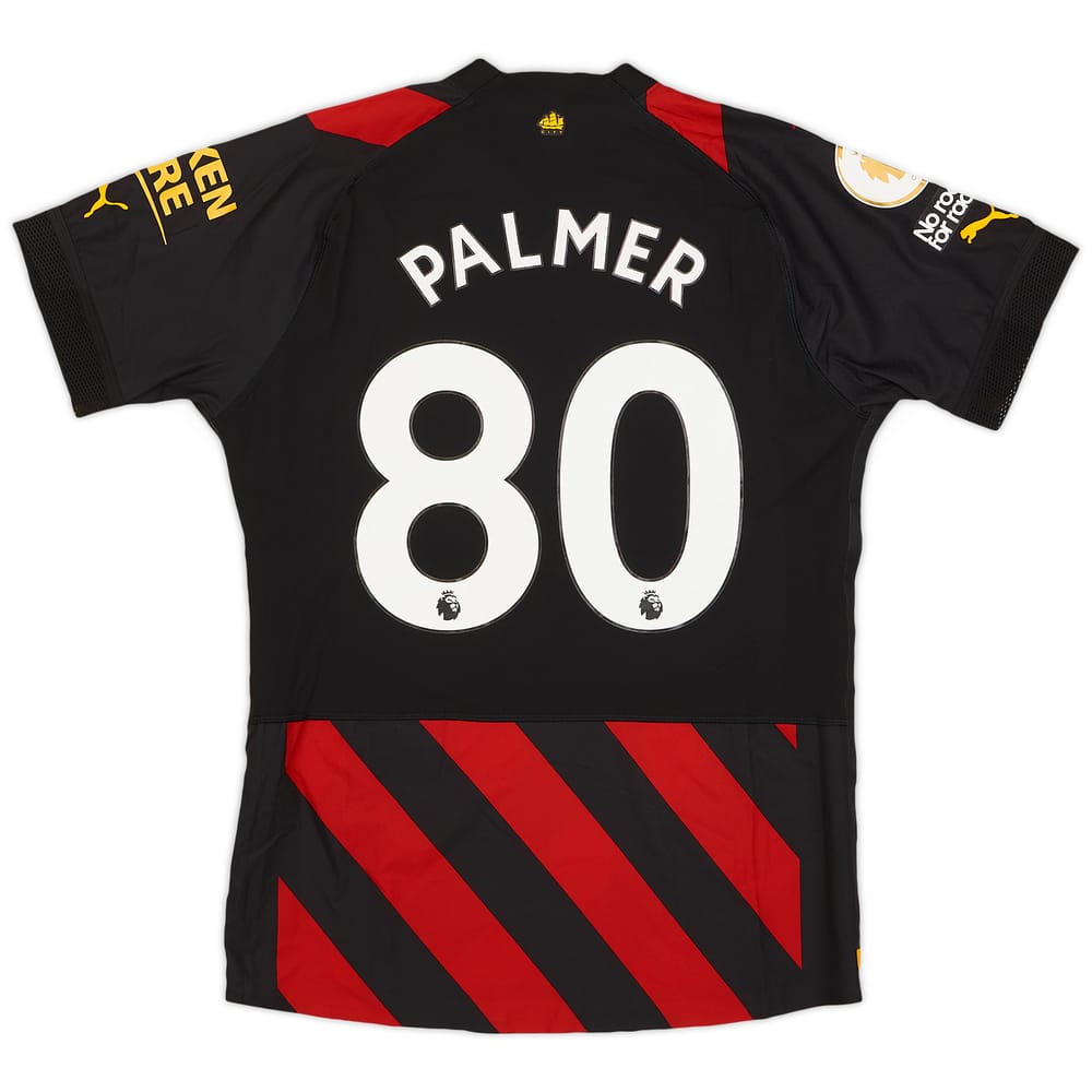 2022-23 Manchester City Match Issue Away Shirt Palmer #80