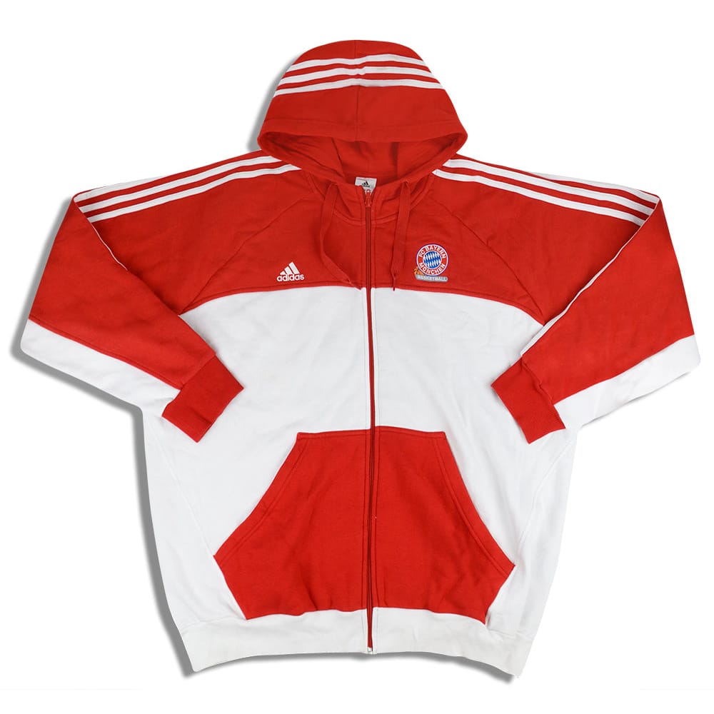 2014-15 Bayern Munich Basketball adidas Hooded Sweat Top XXL