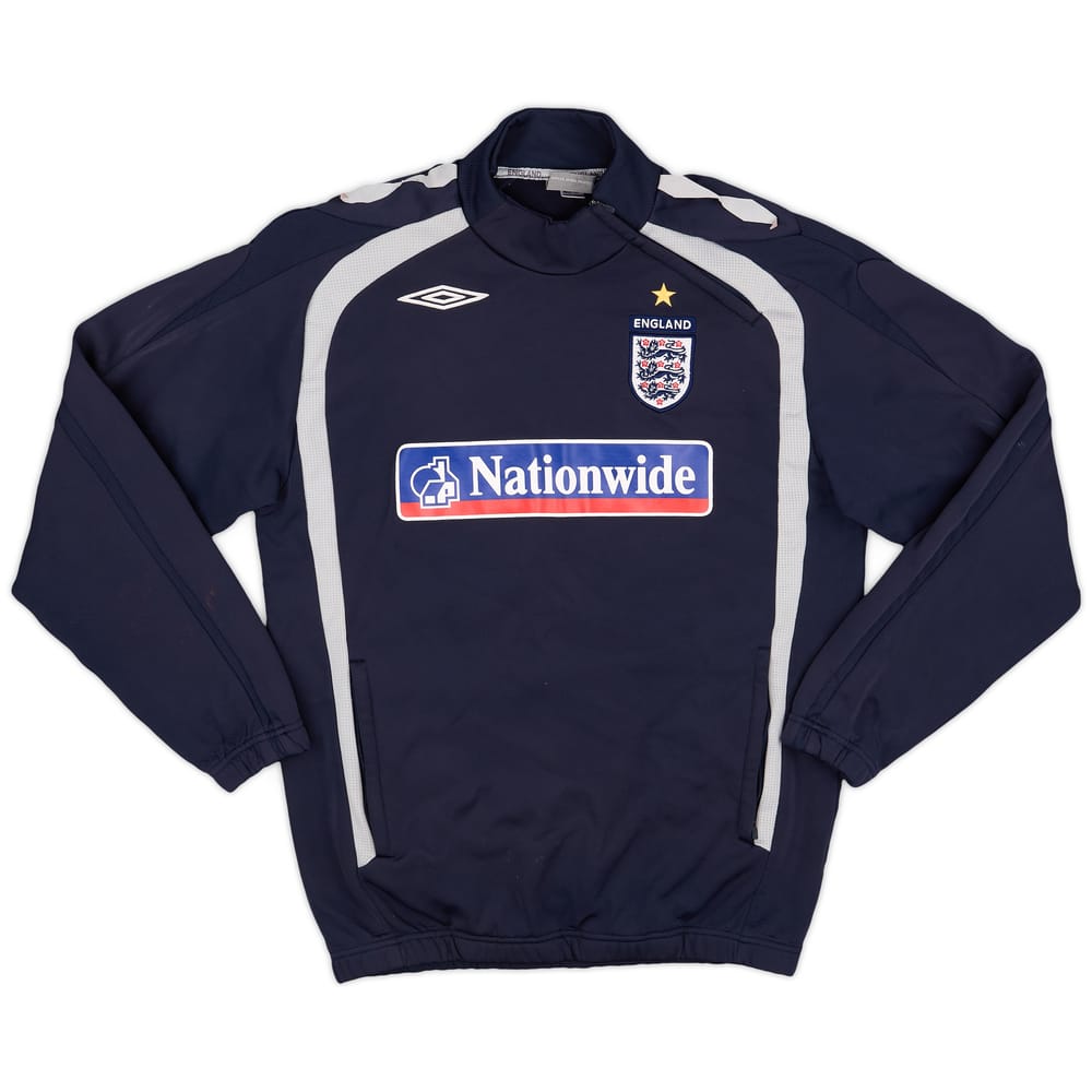 2007-09 England Umbro 1/4 Zip Drill Top - 5/10 - (M)