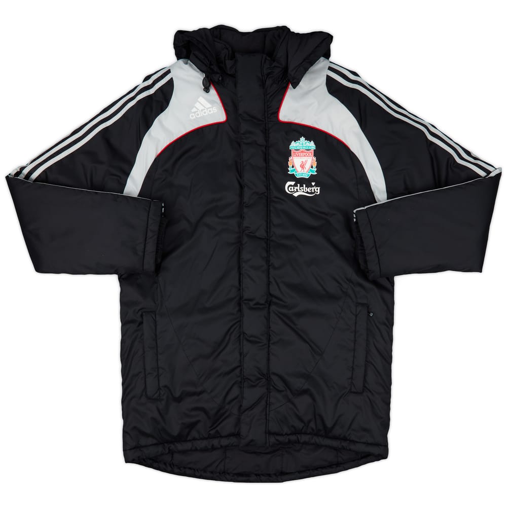 2008-09 Liverpool adidas Padded Bench Coat - 7/10 - (M)