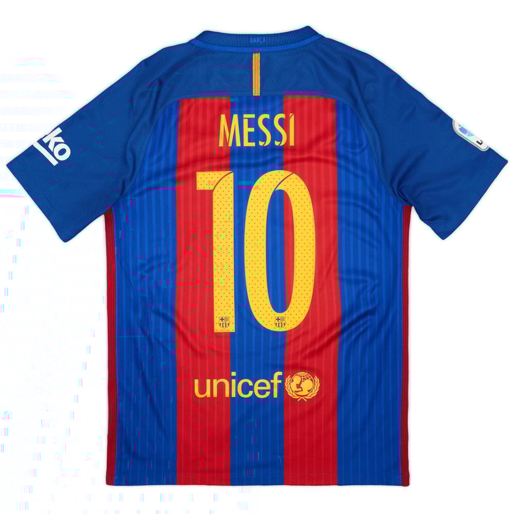 2016-17 Barcelona Home Shirt Messi #10 - 8/10 - (S)