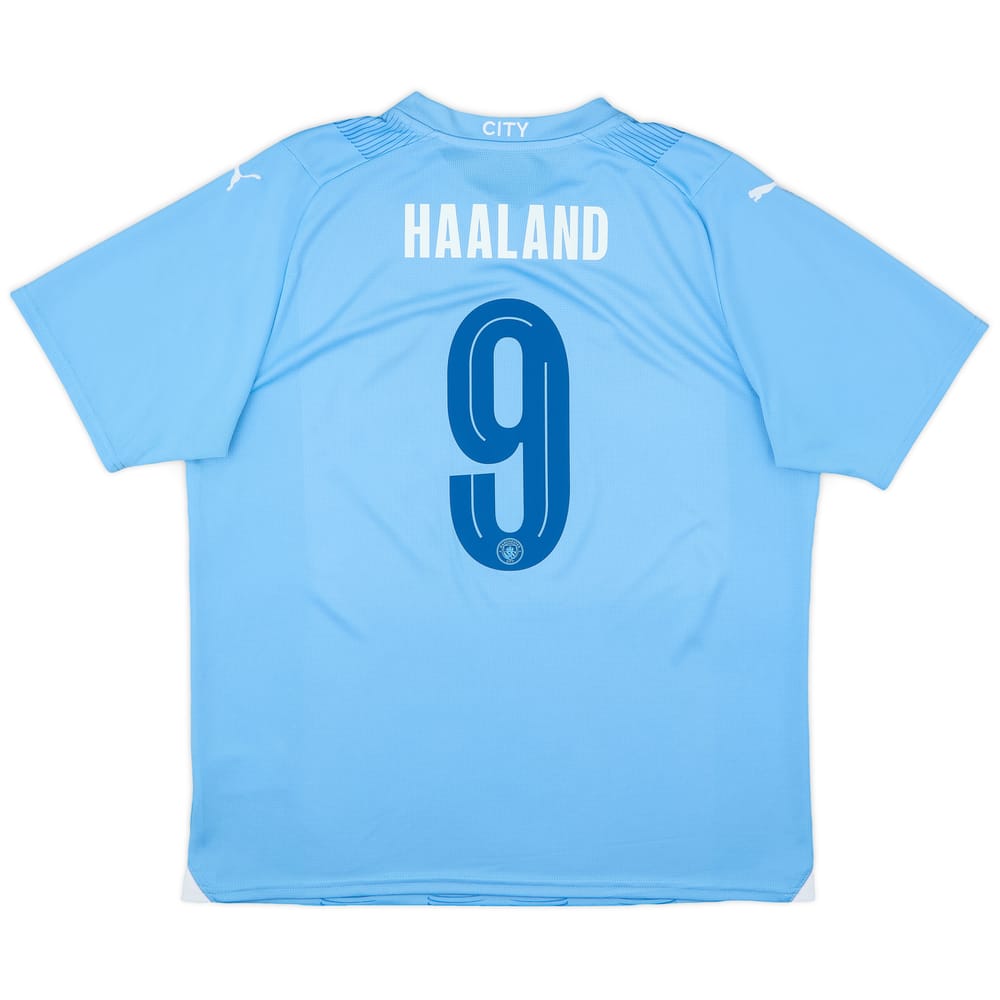 2023-24 Manchester City Home Shirt Haaland #9 - 10/10 - (XL)