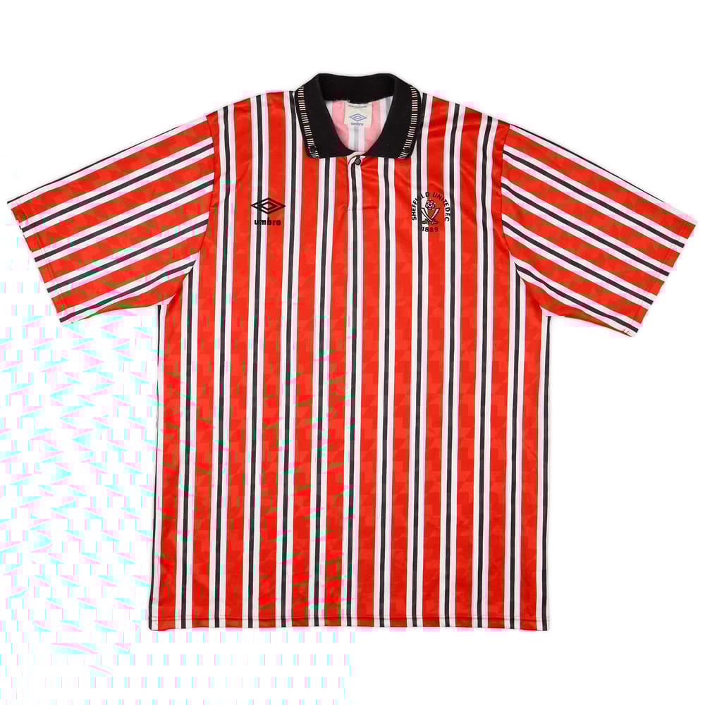 1990-92 Sheffield United Home Shirt - 9/10 - (L)