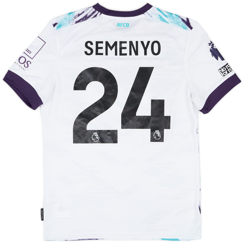 2024-25 Bournemouth Match Issue Away Shirt Semenyo #24