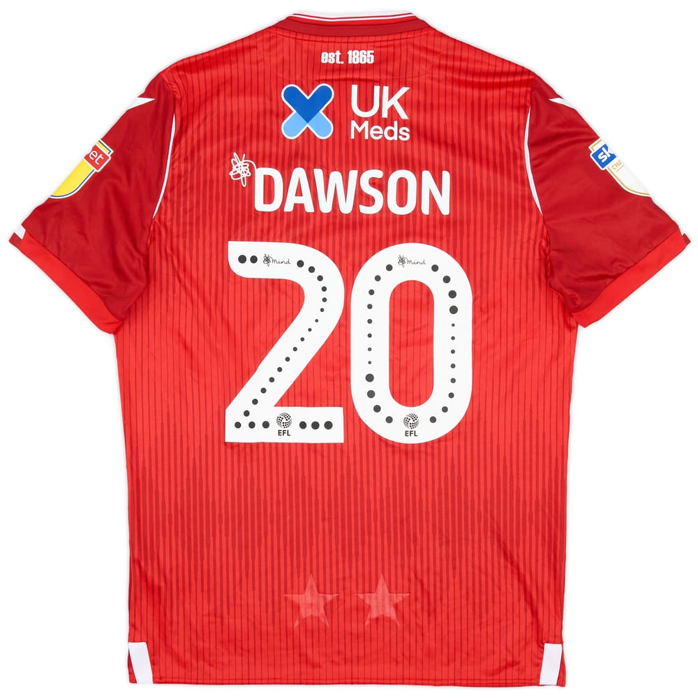 2019-20 Nottingham Forest Match Issue Home Shirt Dawson #20