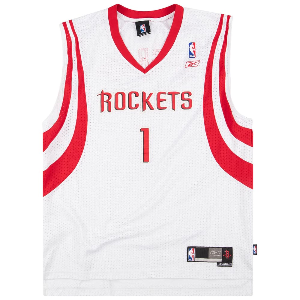 2004-06 Houston Rockets McGrady #1 Reebok Swingman Jersey (Home) XXL