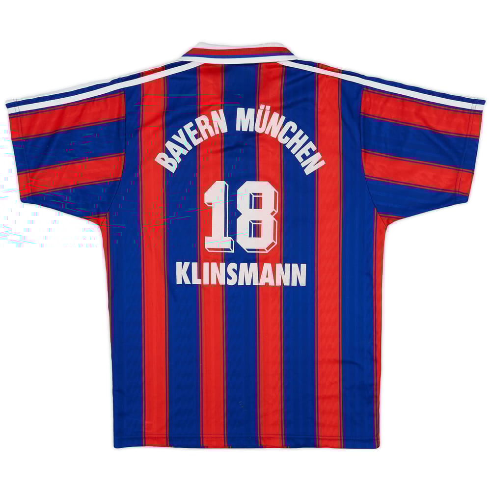 1995-97 Bayern Munich Home Shirt Klinsmann #18 - 7/10 - (S)