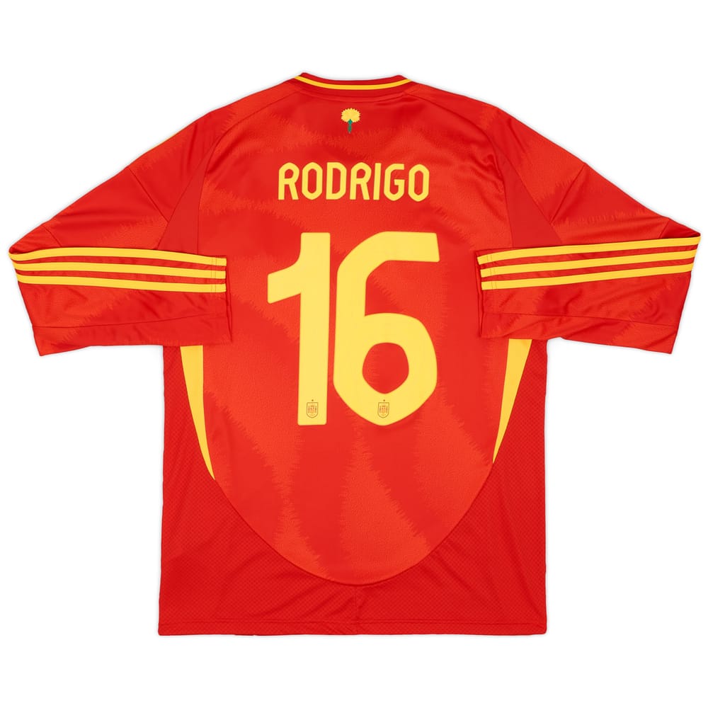 2024-25 Spain Home L/S Shirt Rodrigo #16