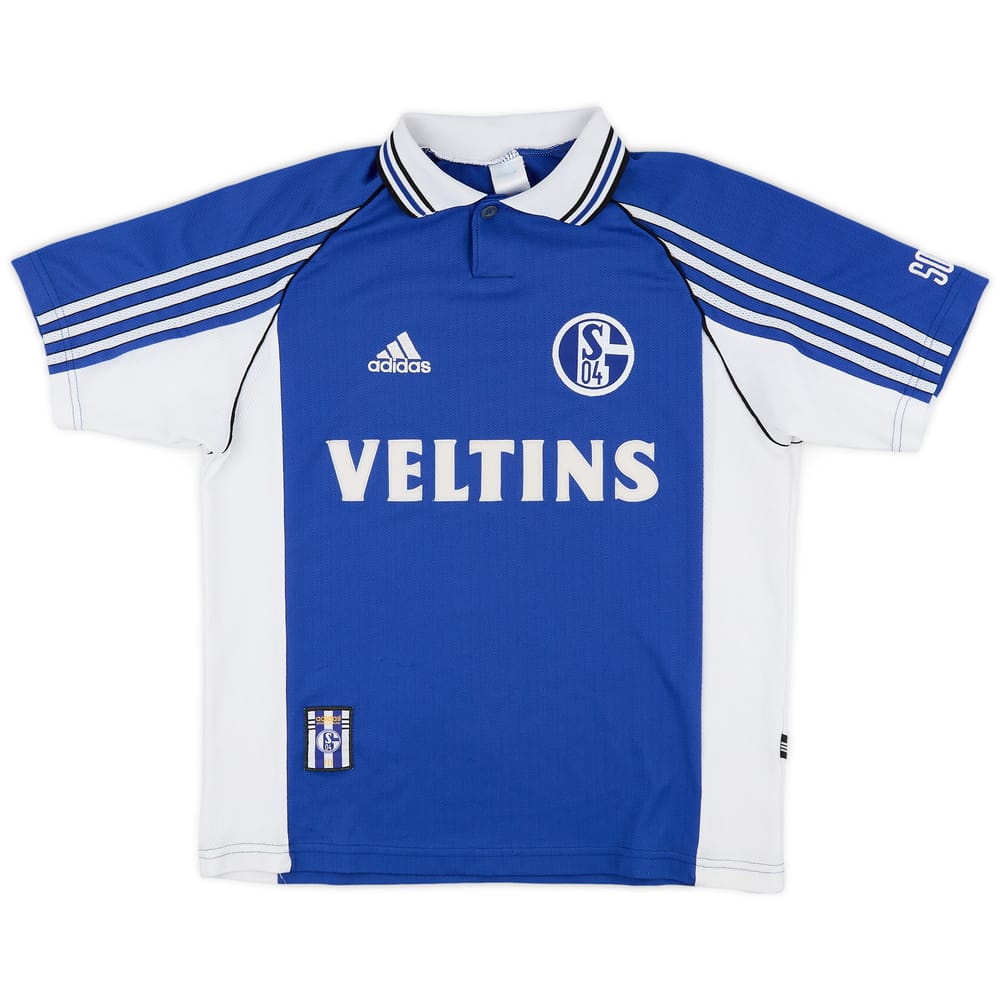 1998-99 Schalke Home Shirt - 8/10 - (XL.Boys)