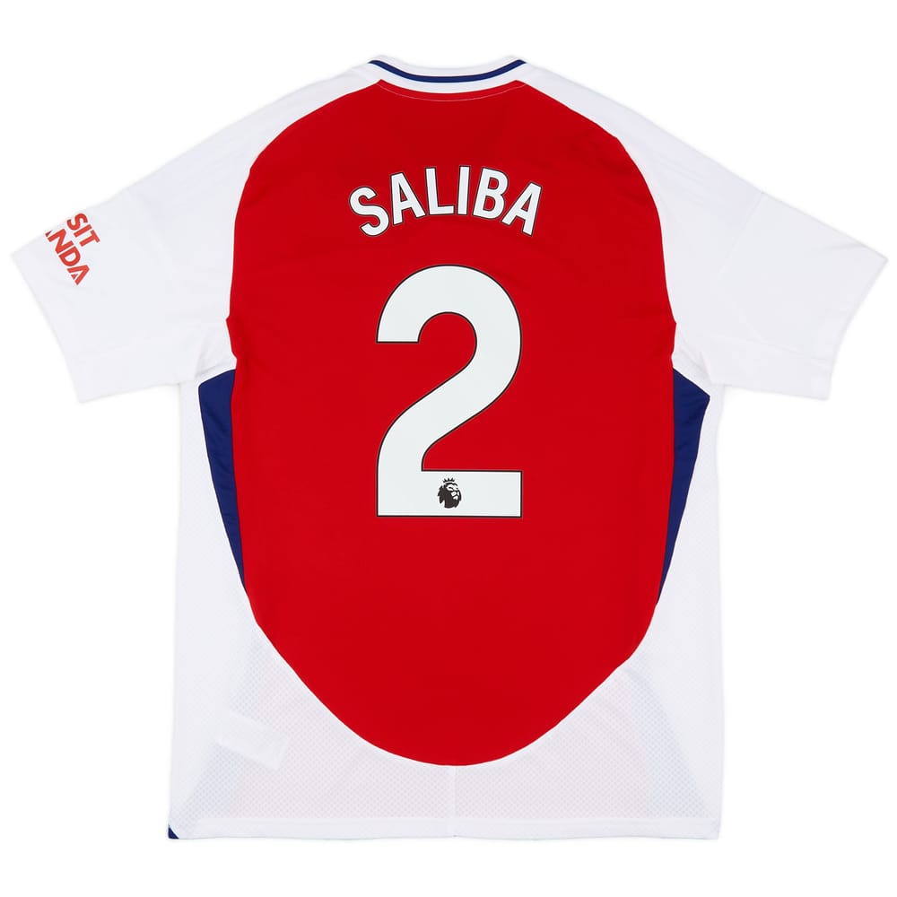 2024-25 Arsenal Home Shirt Saliba #2