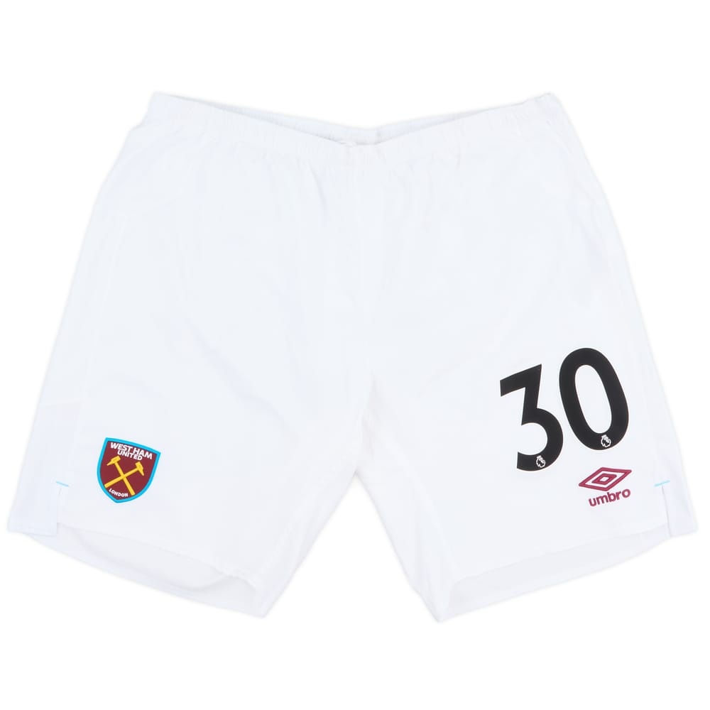 2017-18 West Ham Match Issue Home Shorts #30 (Antonio)