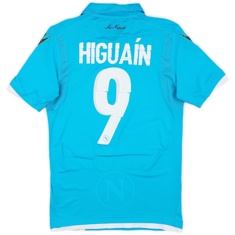 2014-15 Napoli Home Shirt Higuain #9 - 8/10 - (M)