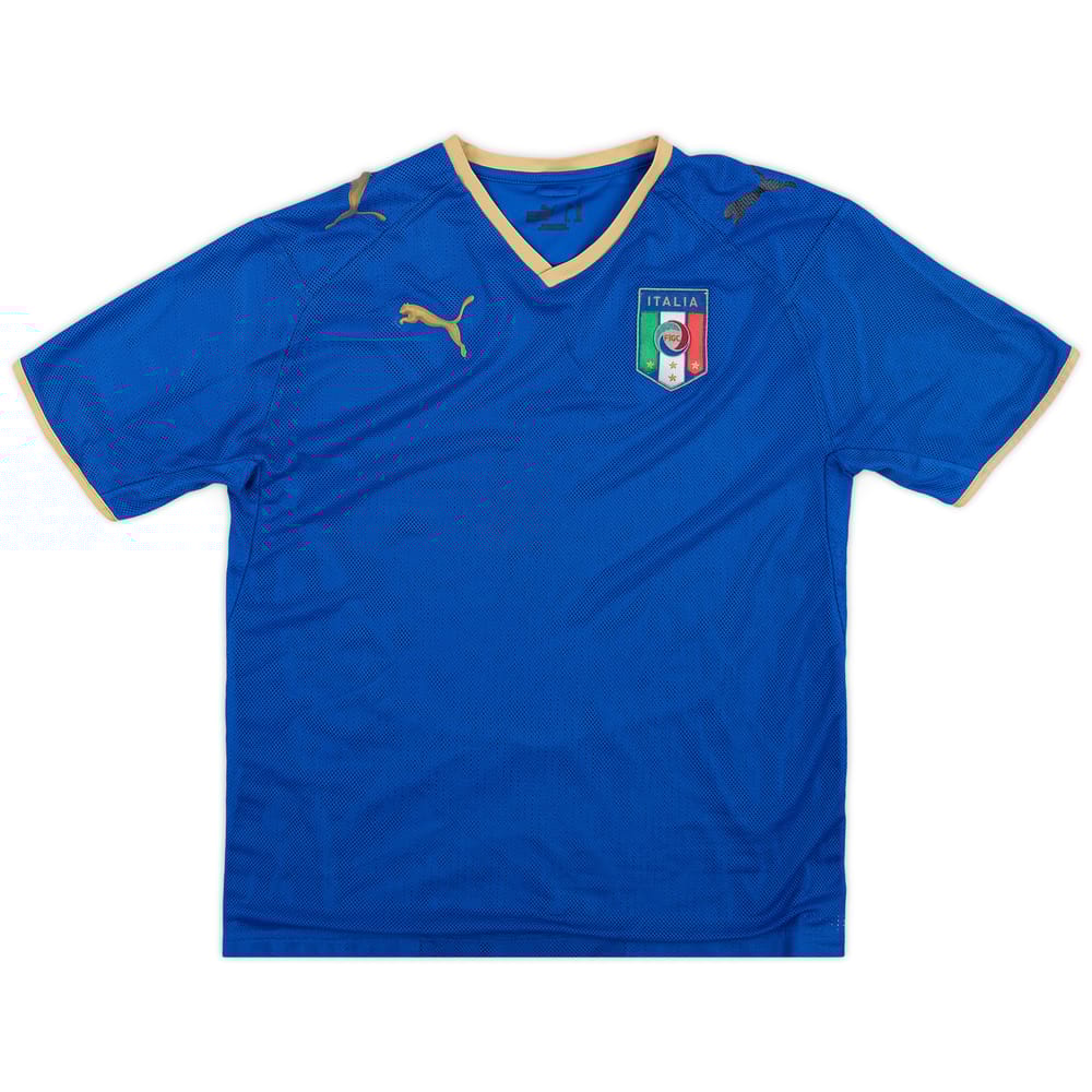 2007-08 Italy Home Shirt - 5/10 - (XL.Boys)