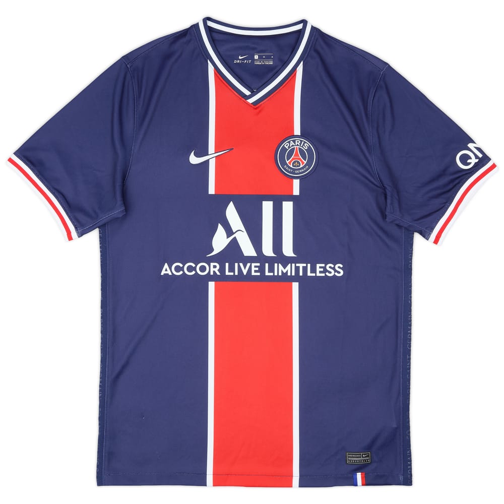 2020-21 Paris Saint-Germain Home Shirt - 8/10 - (M)