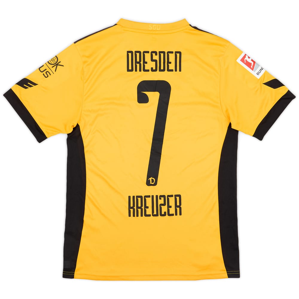 2017-18 Dynamo Dresden Home Shirt Kreuzer #7 - 8/10 - (M)