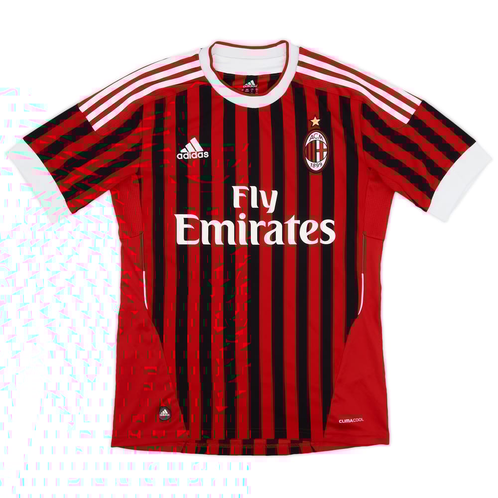 2011-12 AC Milan Home Shirt - 7/10 - (S)