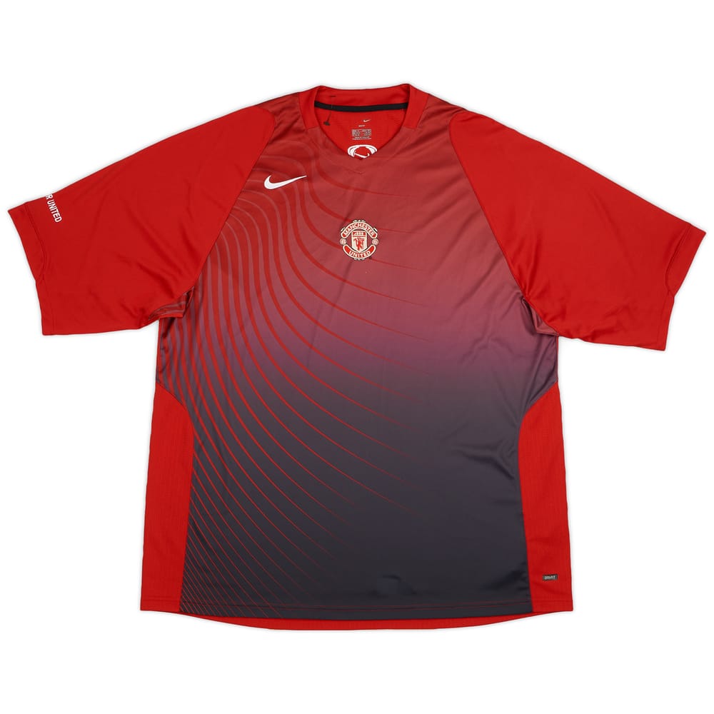 2007-08 Manchester United Nike Training Shirt - 8/10 - (XXL)