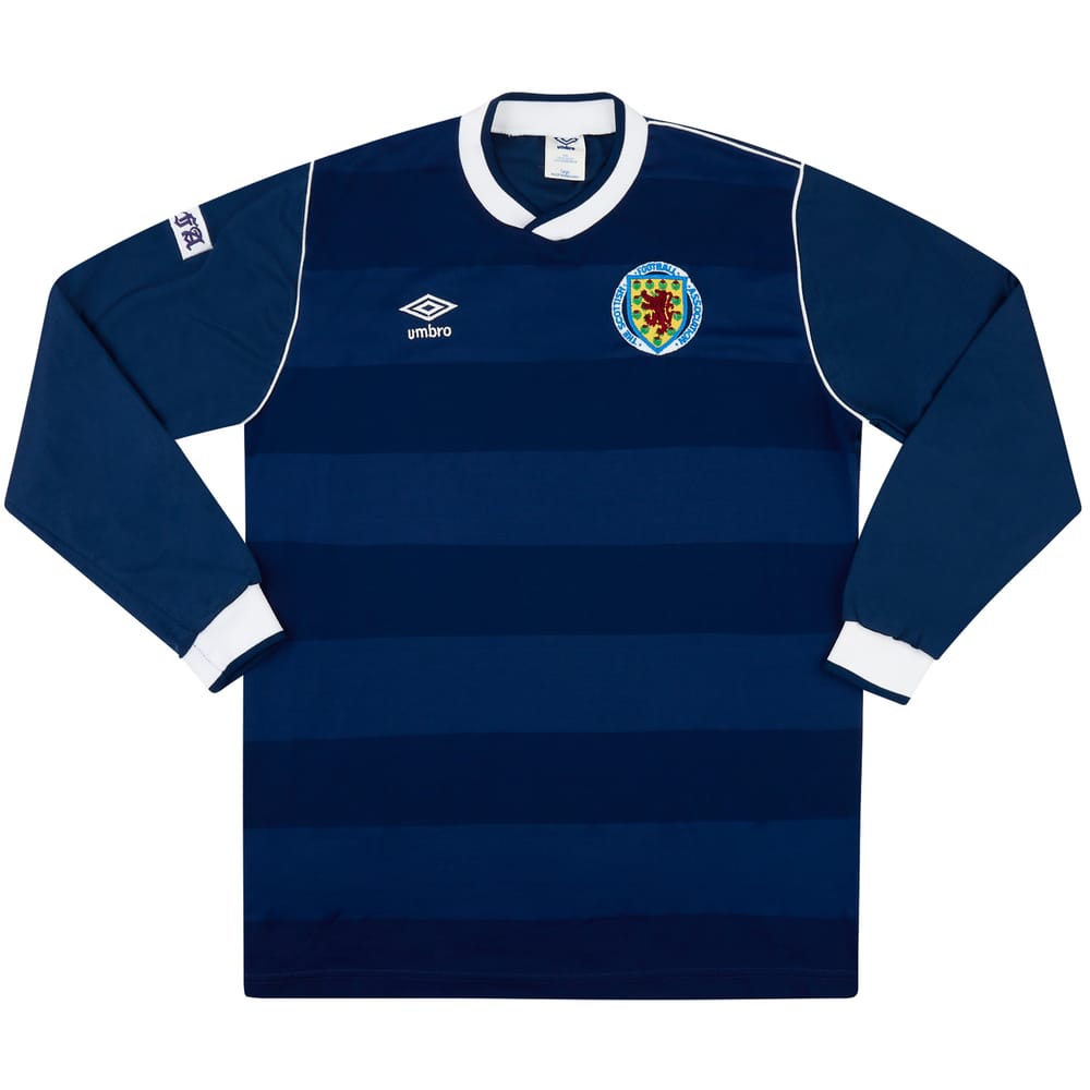 1985-88 Scotland Match Issue Home L/S Shirt #4