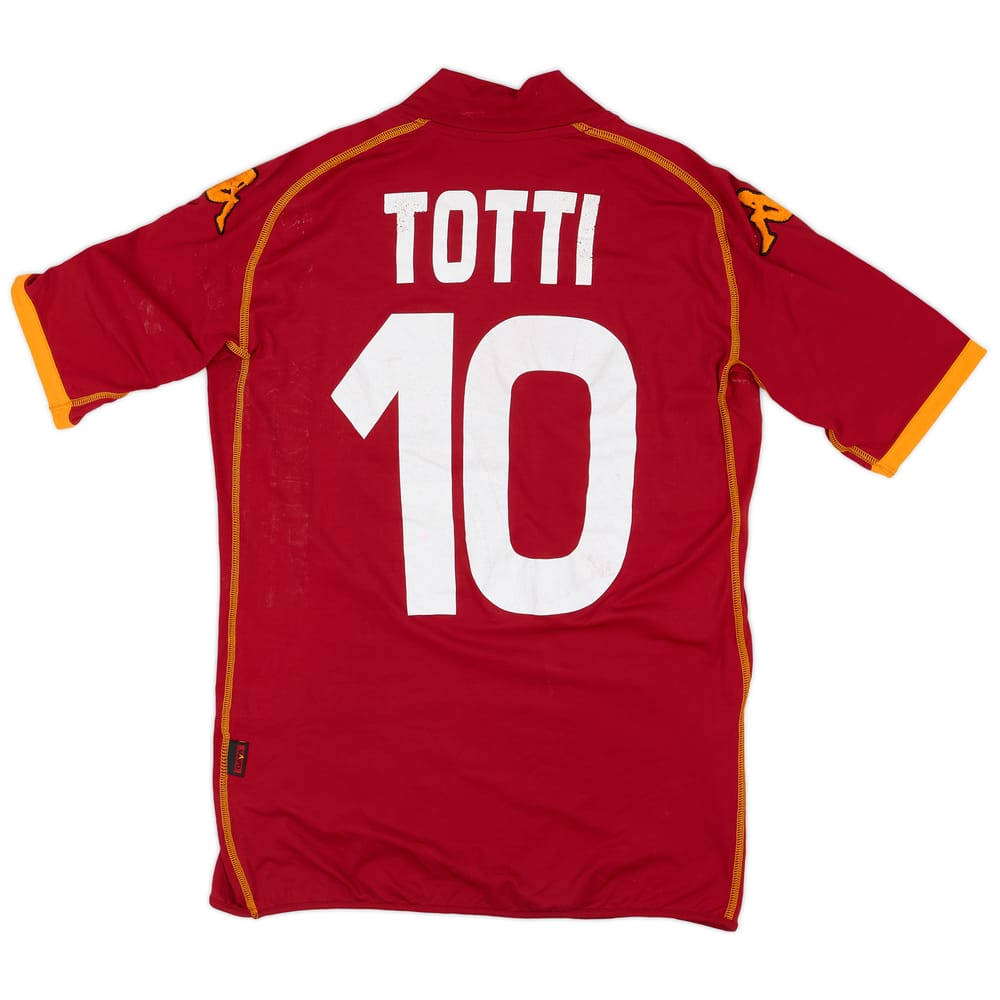 2008-09 Roma Home Shirt Totti #10 - 5/10 - (XS)