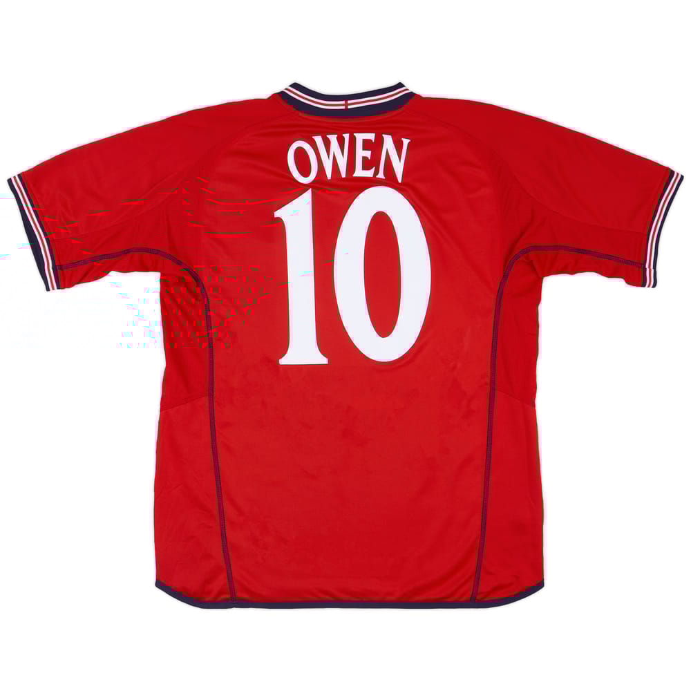 2002-04 England Away Shirt Owen #10 - 9/10 - (L)