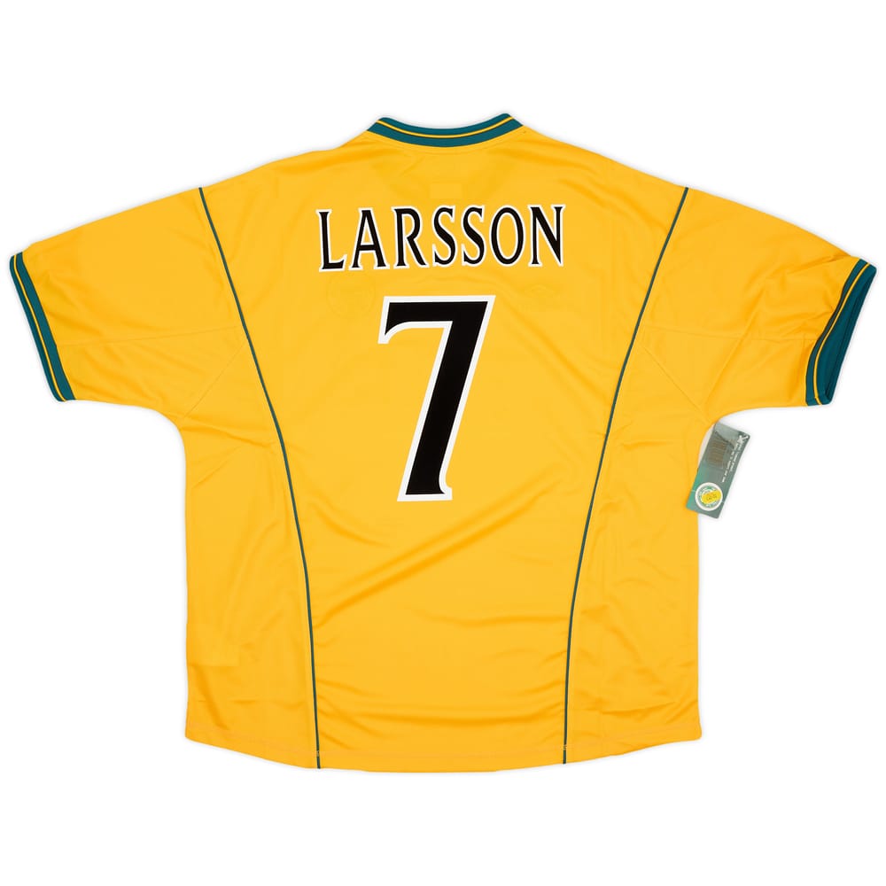 2000-02 Celtic Away Shirt Larsson #7 (XXL)