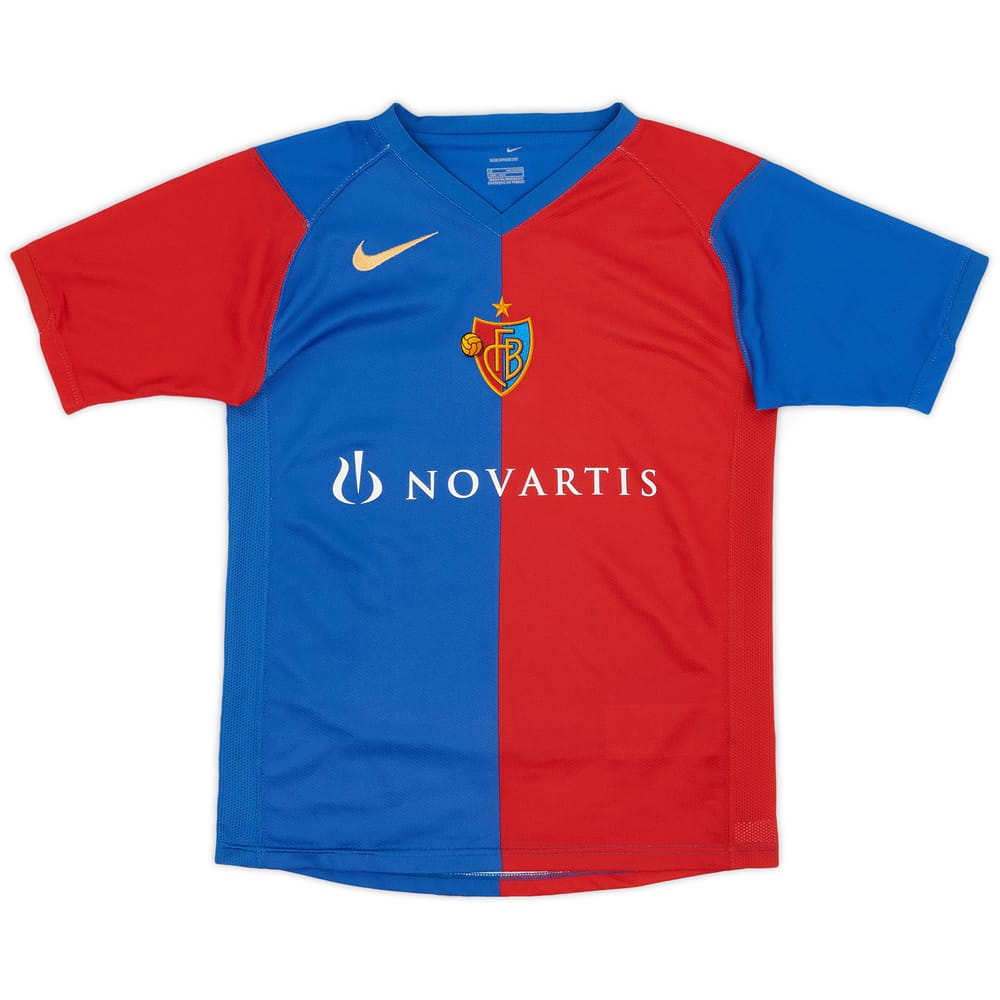 2006-08 FC Basel Home Shirt - 9/10 - (M.Boys)
