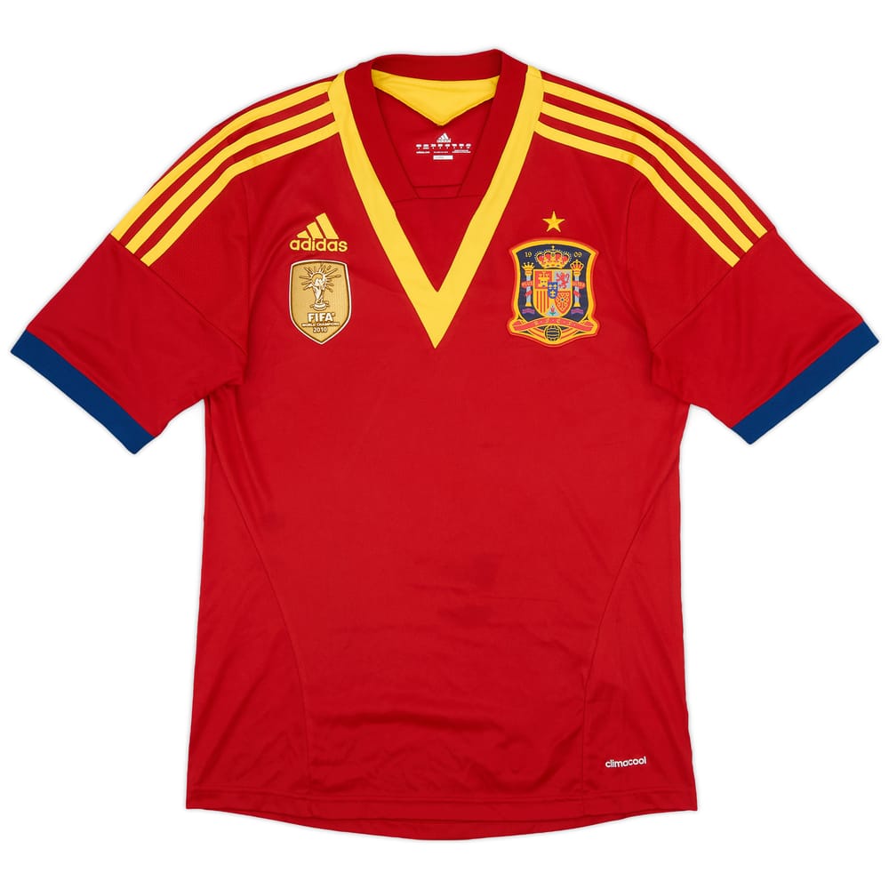2013 Spain Confederation Cup Home Shirt - 9/10 - (S)
