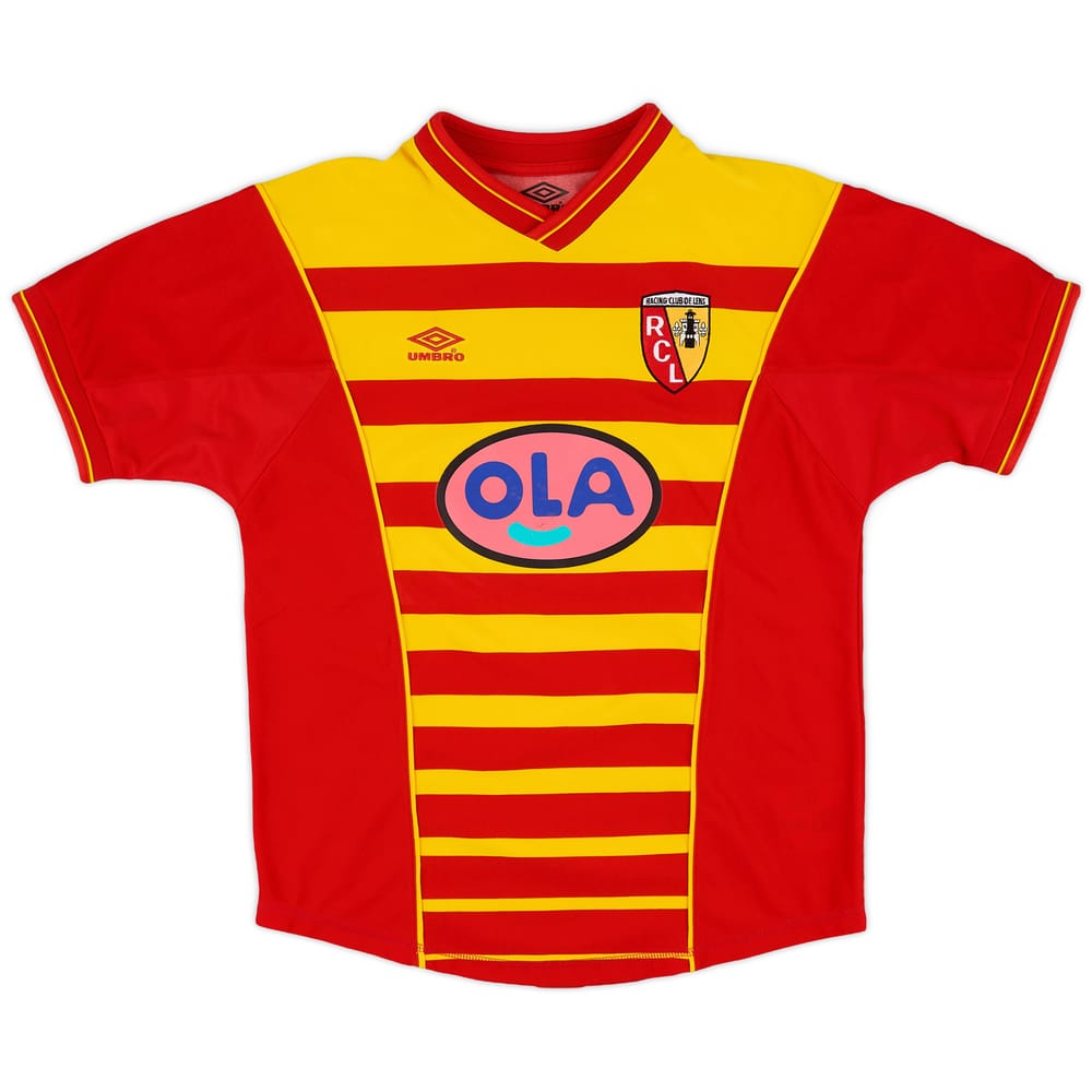 2000-01 Lens Home Shirt - 9/10 - (L.Boys)
