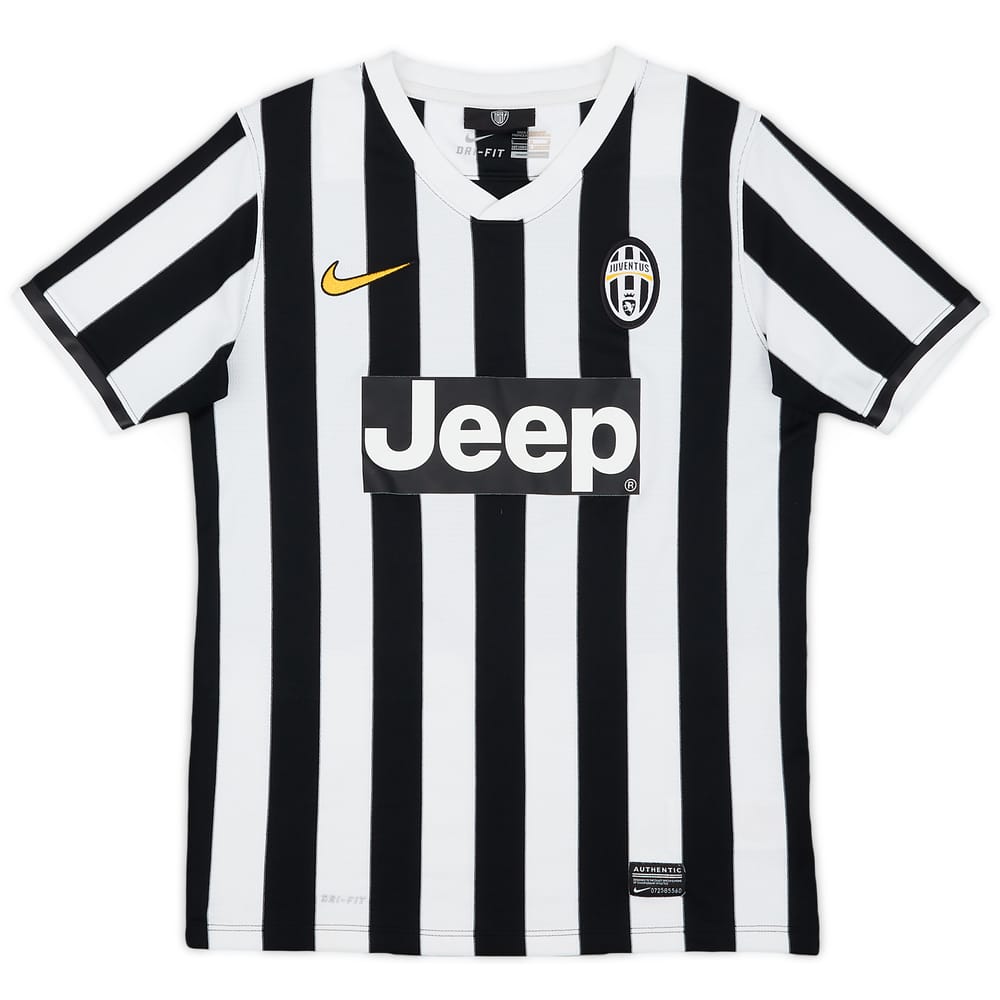 2013-14 Juventus Home Shirt - 9/10 - (L.Boys)