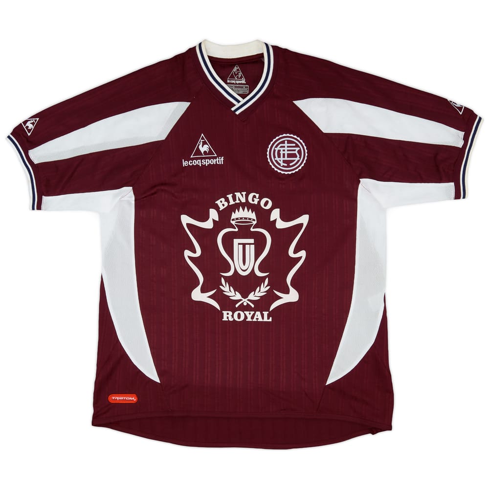 2002-03 Club Atletico Lanus Home Shirt - 9/10 - (L/XL)