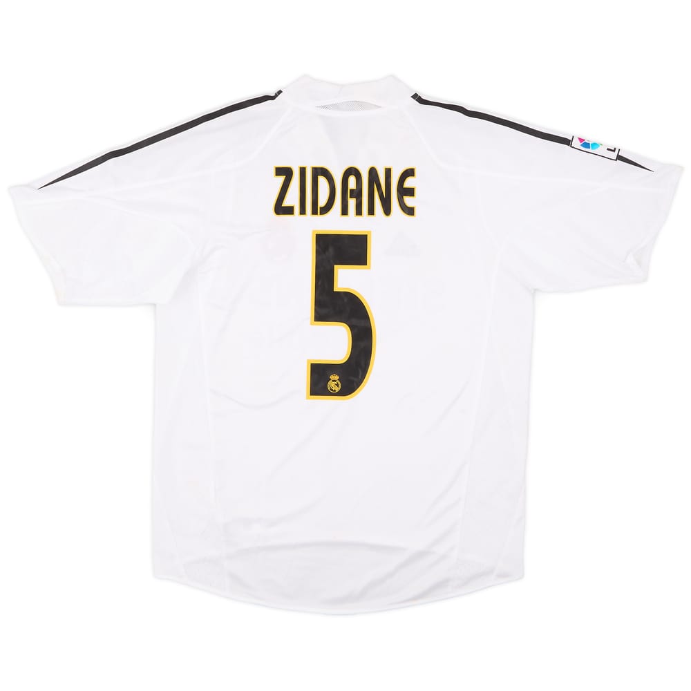 2004-05 Real Madrid Home Shirt Zidane #5 (M)