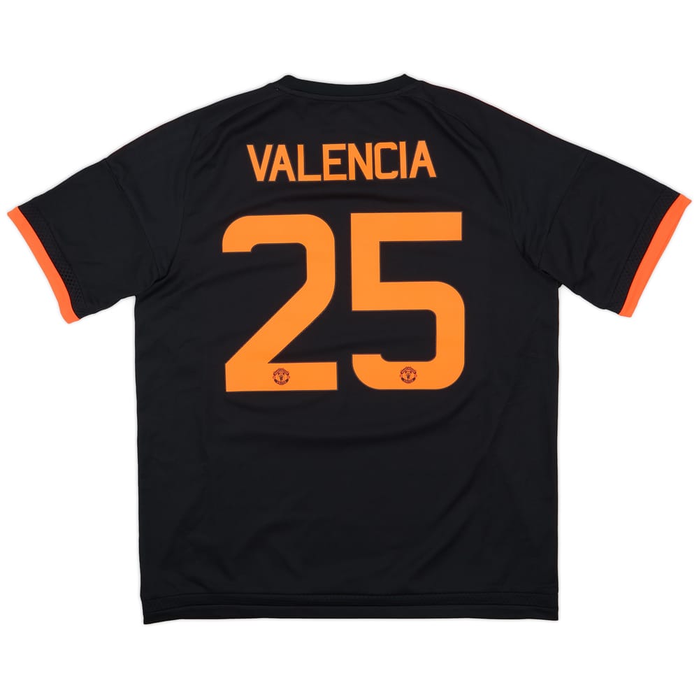 2015-16 Manchester United Third Shirt Valencia #25 - 9/10 - (XL)