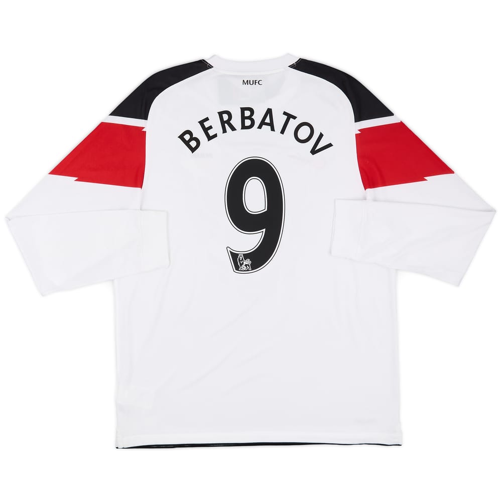 2010-12 Manchester United Away L/S Shirt Berbatov #9 (L)