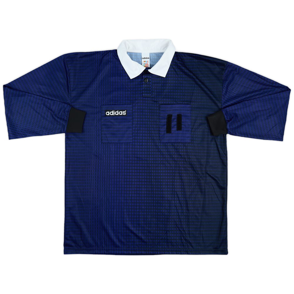 1990s adidas Referee Template L/S Shirt - 8/10 - (XL)