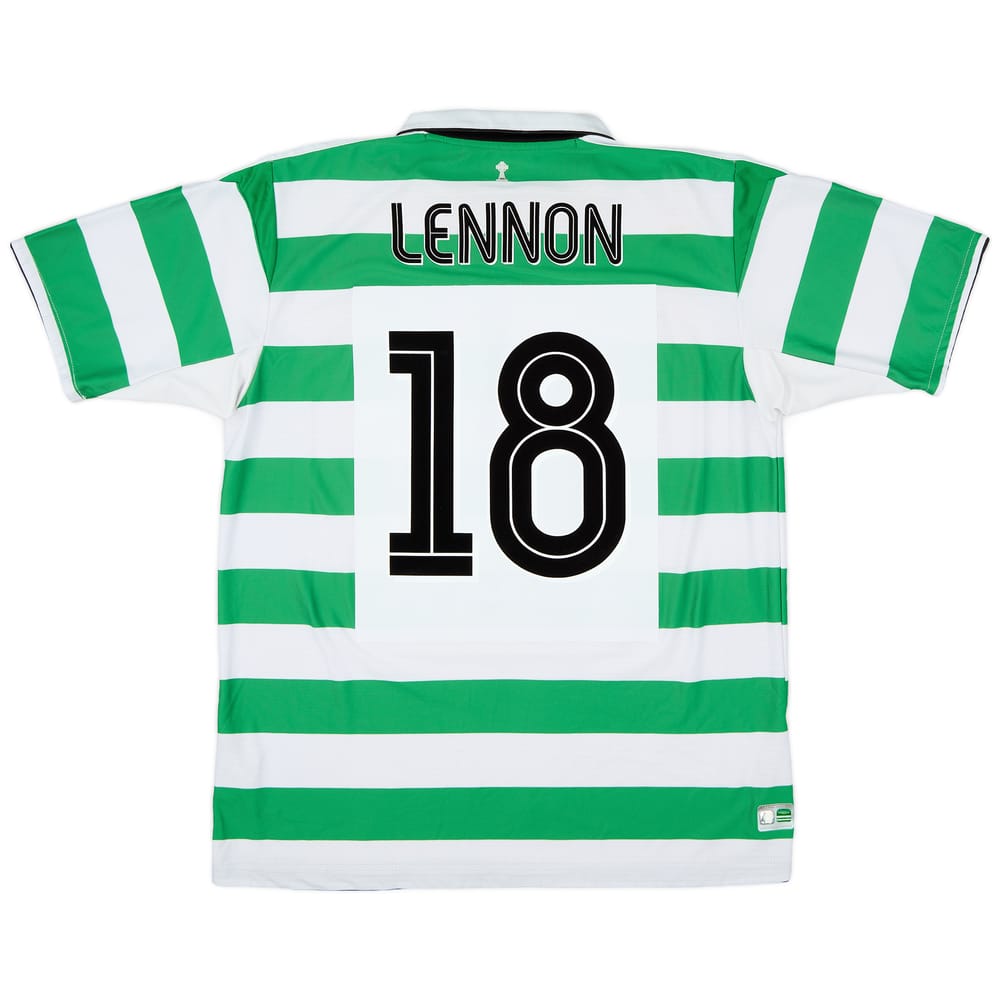 2004-05 Celtic Home Shirt Lennon #18 - 9/10 - (L)