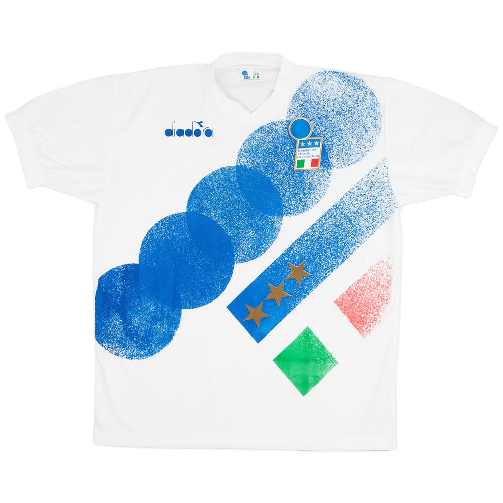 1992-94 Italy Diadora Training Shirt - 4/10 - (XL)