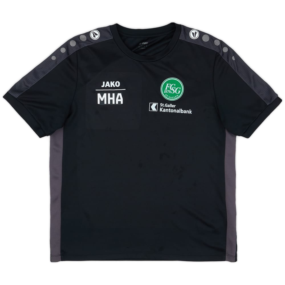 2022-23 St Gallen Staff Issue Training Shirt #MHA - 5/10 - (S)
