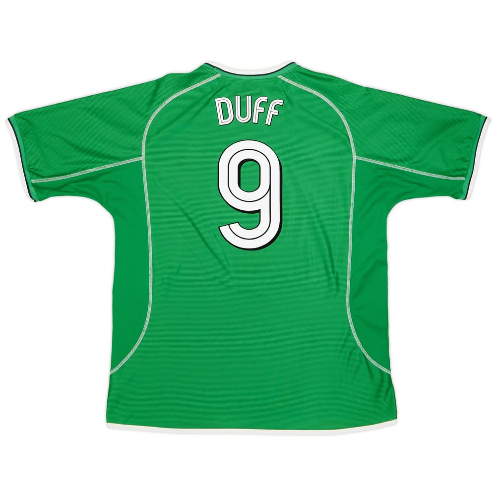2001-03 Ireland Home Shirt Duff #9 - 9/10 - (XXL)