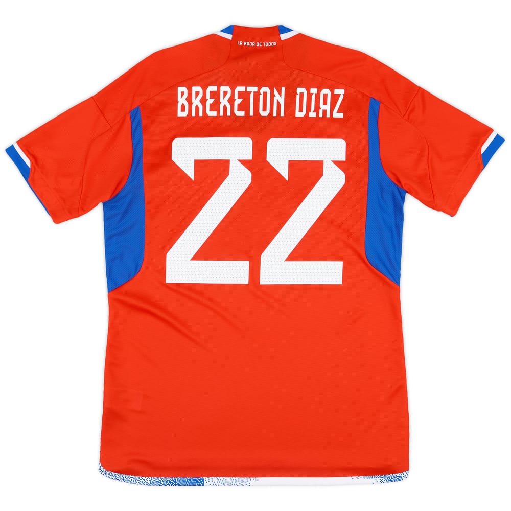 2022-23 Chile Home Shirt Brereton Diaz #22