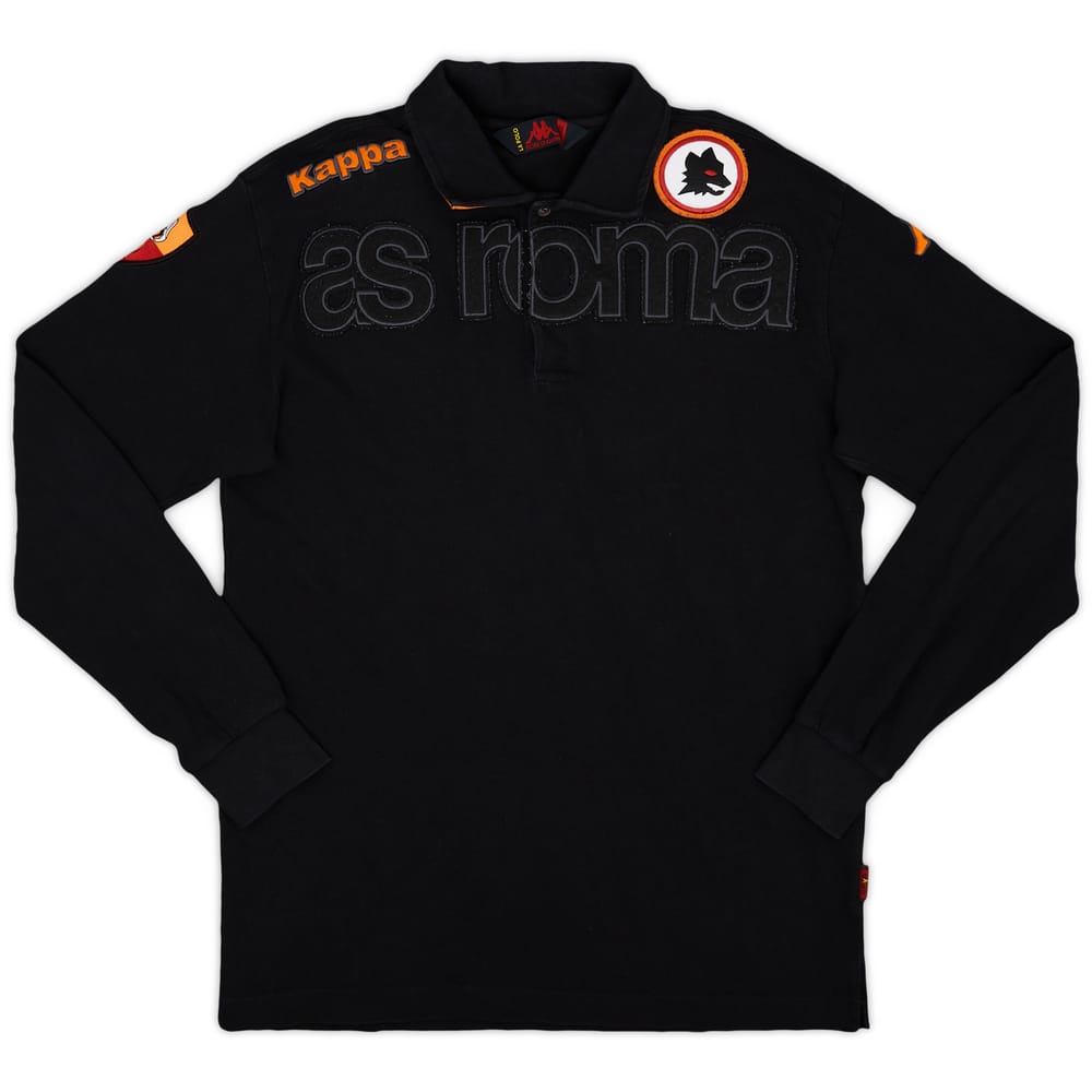 2010-11 Roma Kappa Polo L/S Shirt - 6/10 - (L)