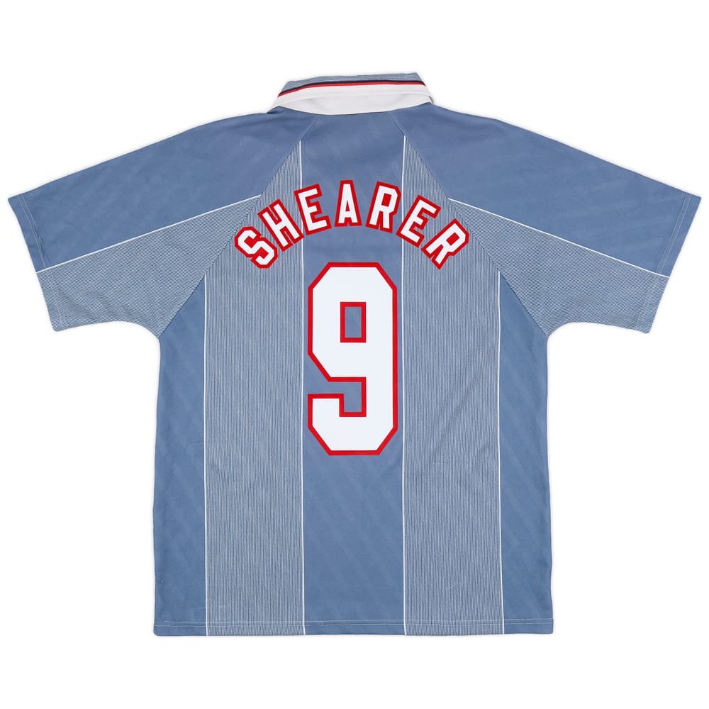1996-97 England Away Shirt Shearer #9 - 8/10 - (L)