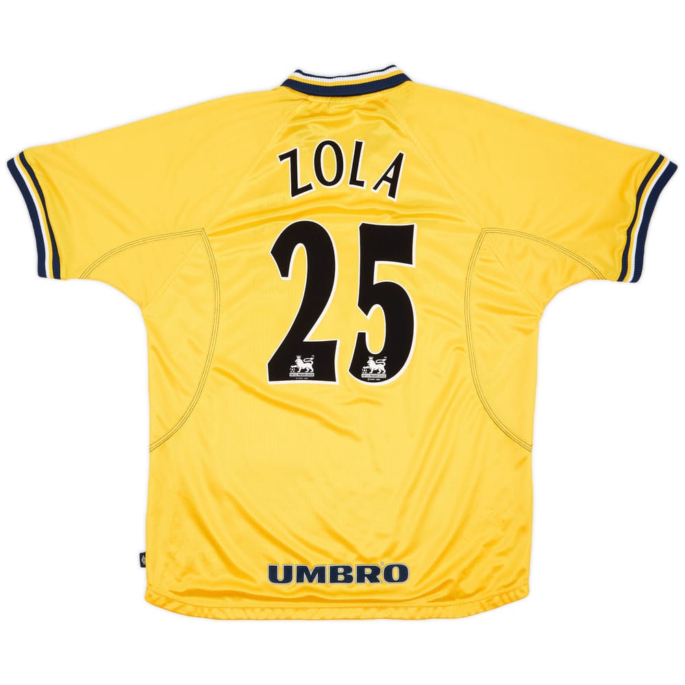 1998-00 Chelsea Third Shirt Zola #25 - 9/10 - (XL)
