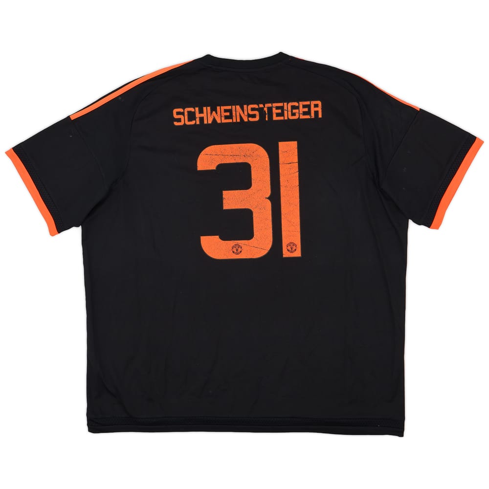 2015-16 Manchester United Third Shirt Schweinsteiger #31 - 7/10 - (3XL)