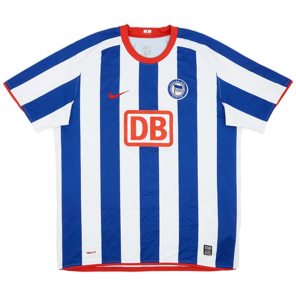2008-09 Hertha Berlin Home Shirt - 6/10 - (XL)