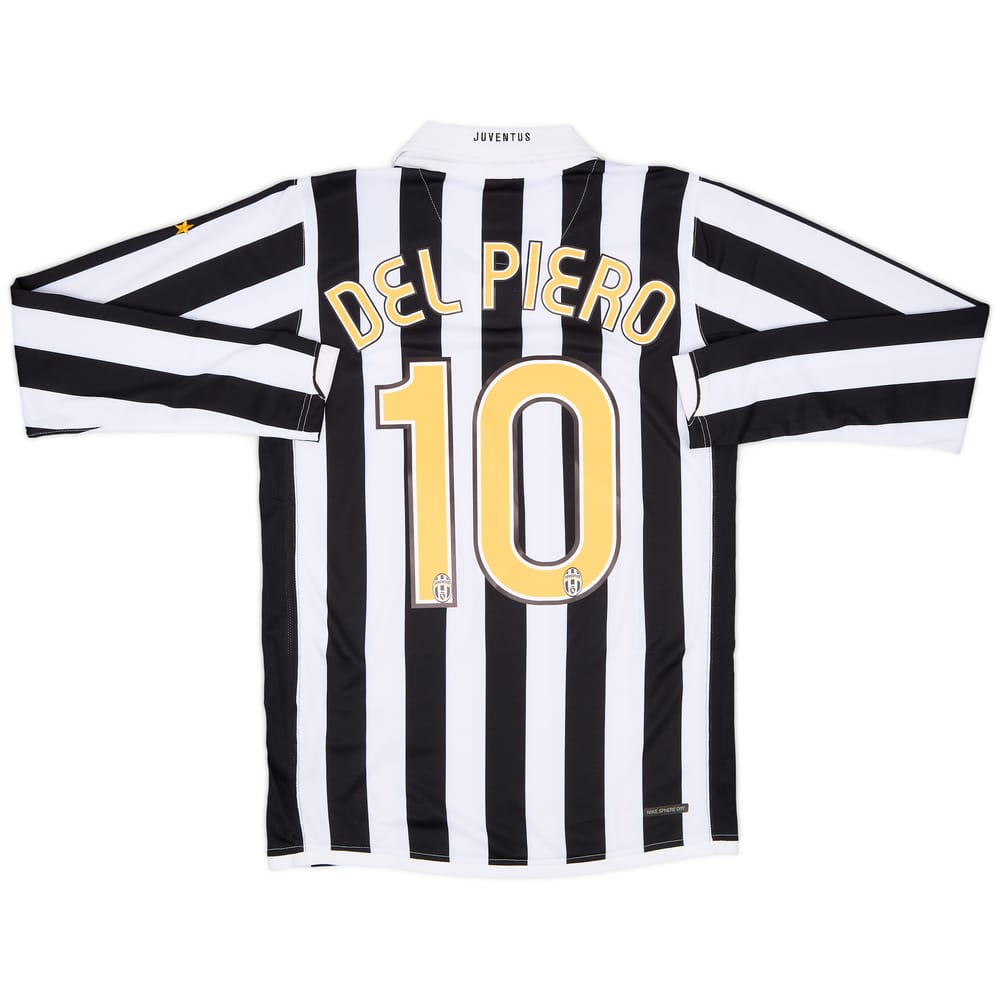 2006-07 Juventus Home L/S Shirt Del Piero #10 (S)